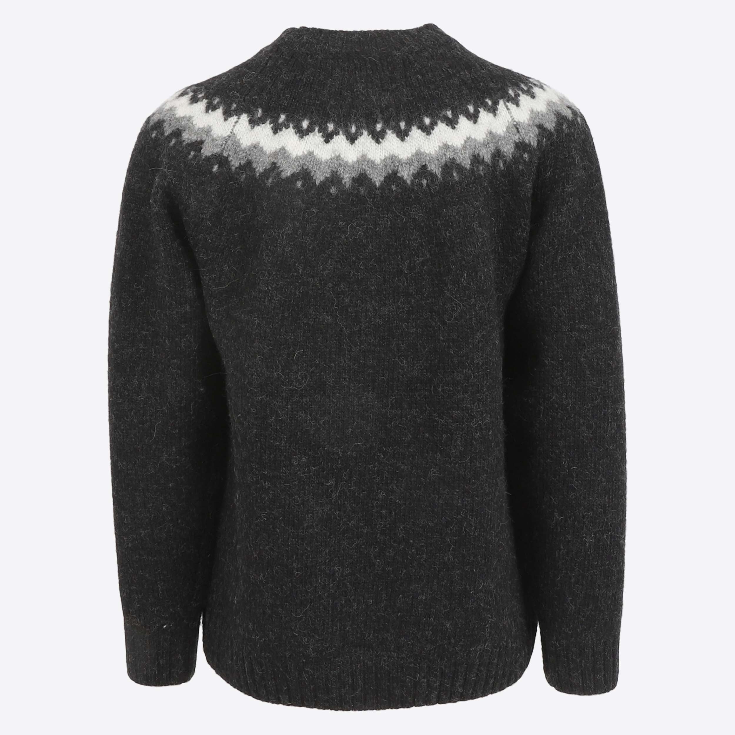 Vík Icelandic pattern wool pullover