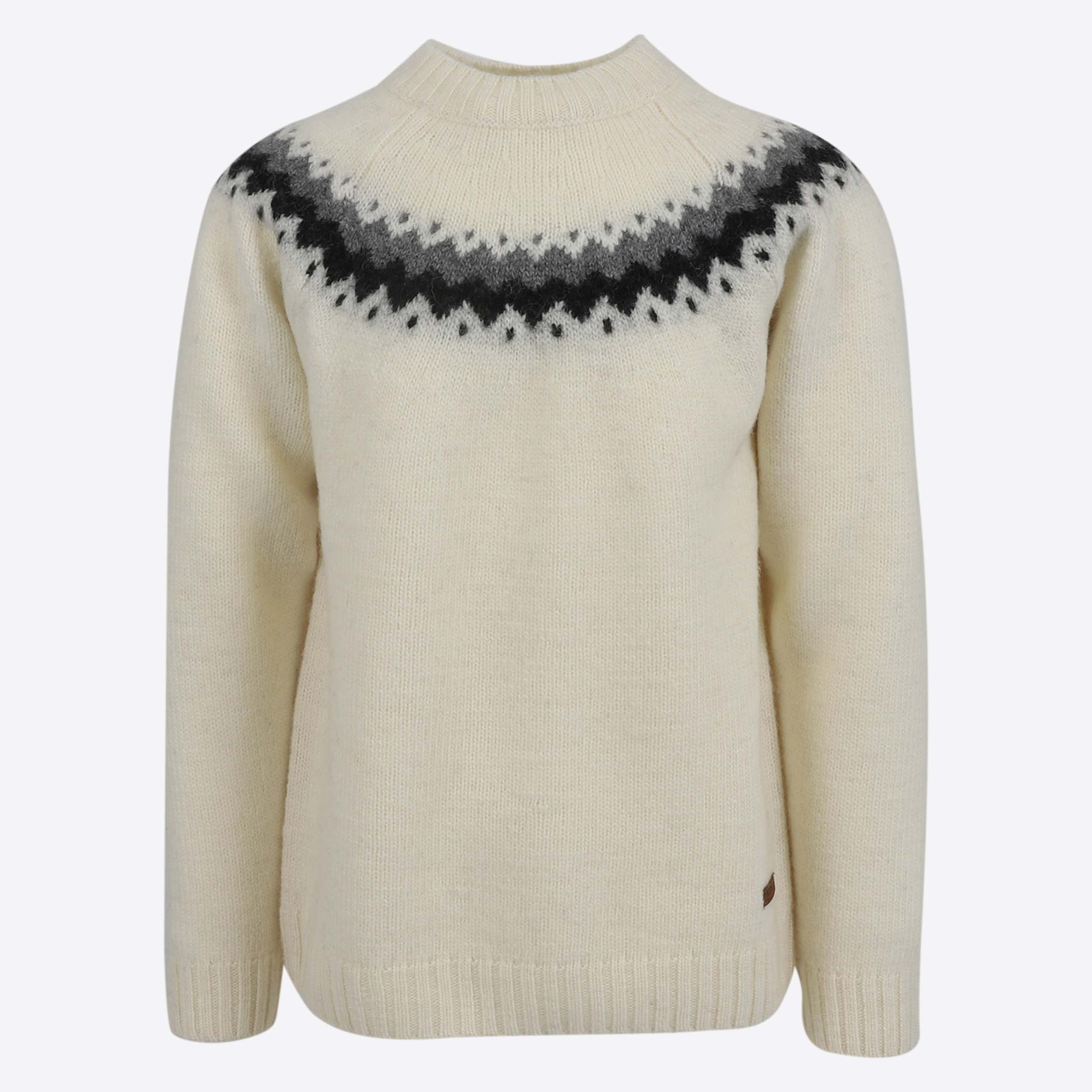 Vík Icelandic pattern wool pullover