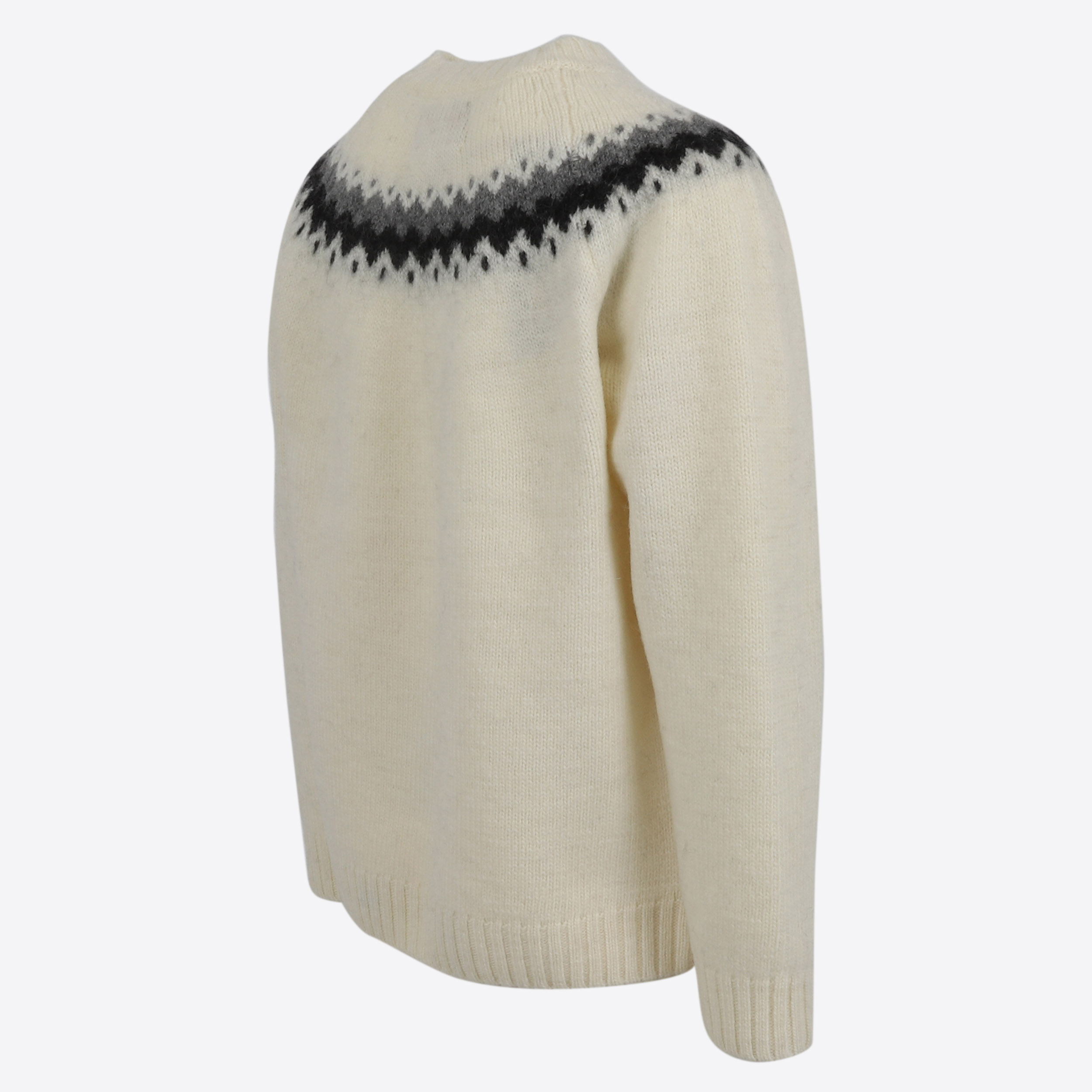 Vík Icelandic pattern wool pullover