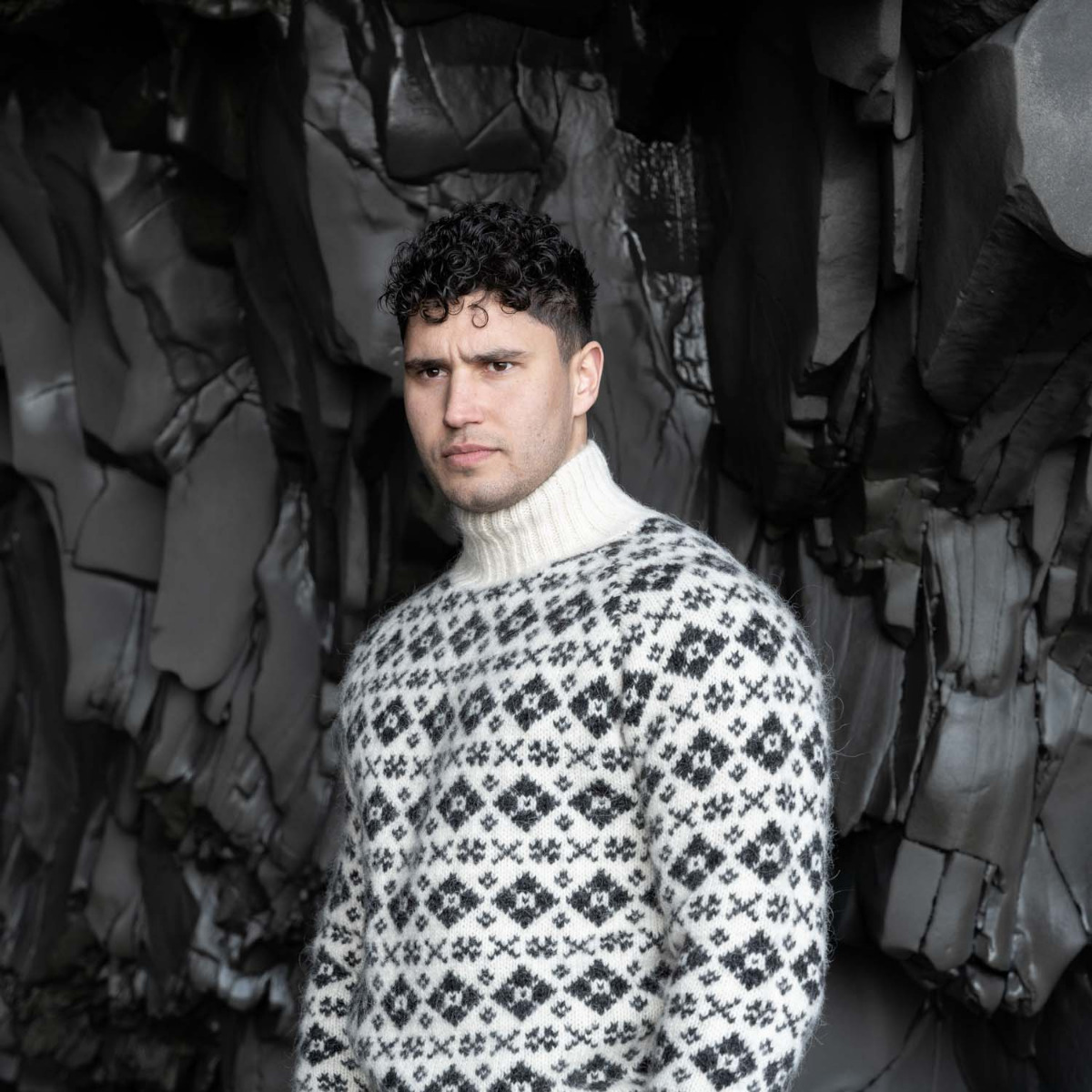 Gestur Rollkragenpullover aus Wolle