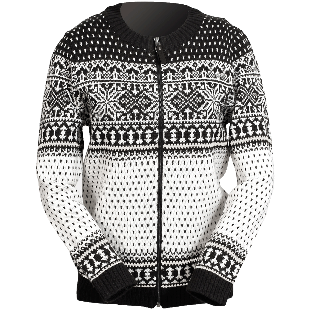 MARTHA rennd peysa með norsku mynstri