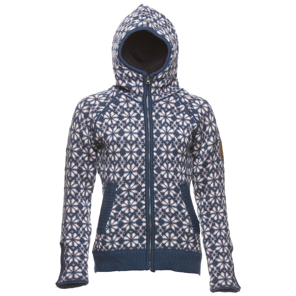 Helga挪威风格羊毛连帽开衫