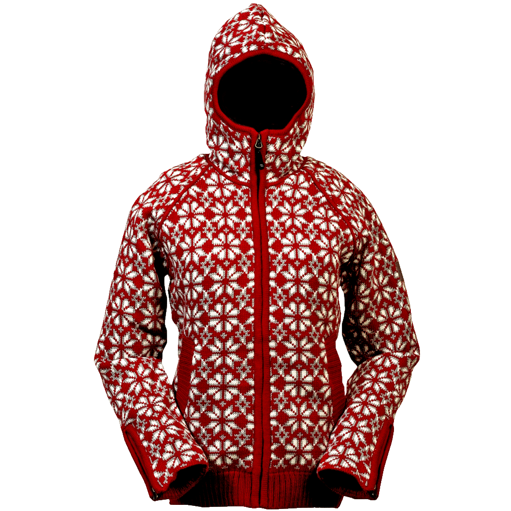 Helga挪威风格羊毛连帽开衫