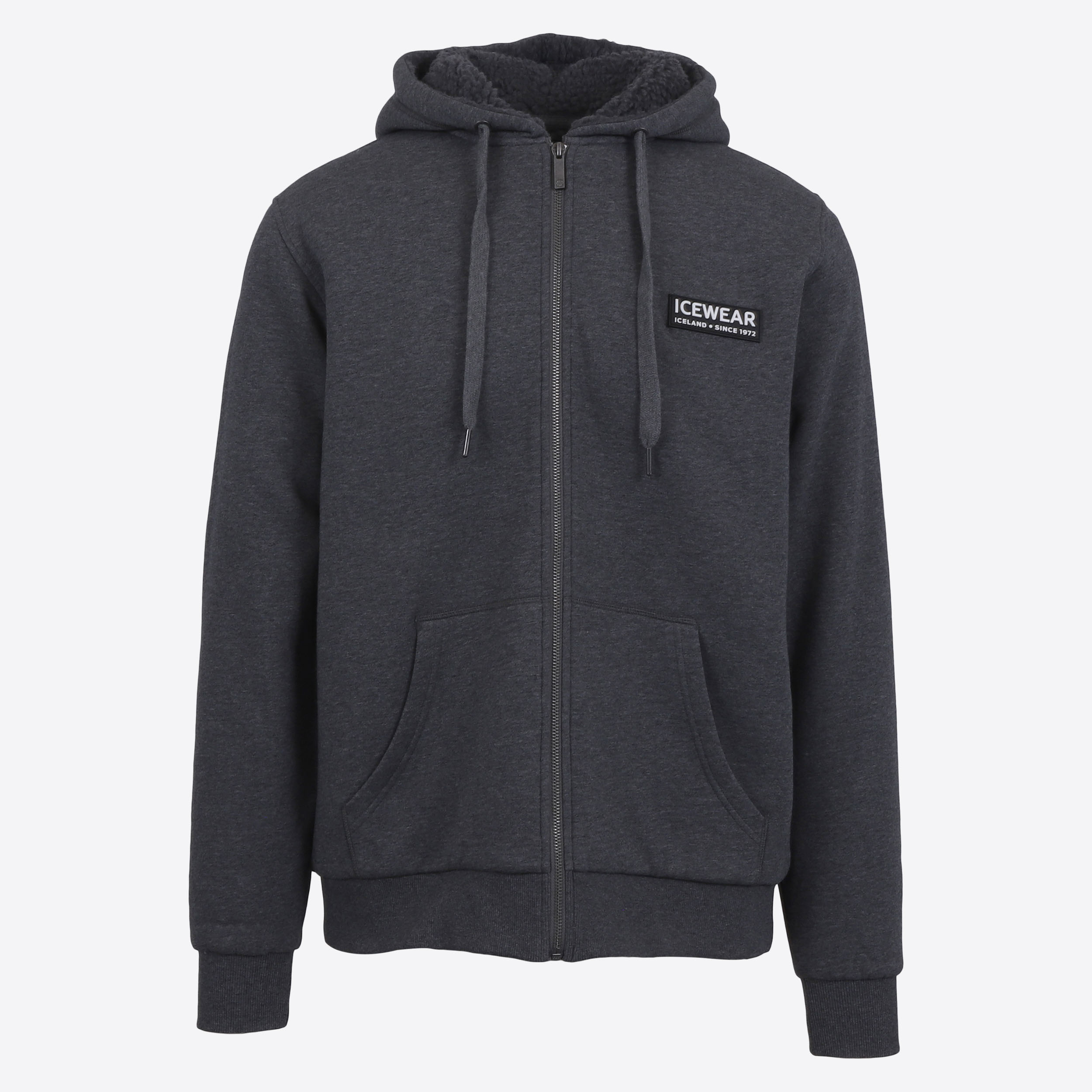 Sölvaklettur zipped lined hoodie  