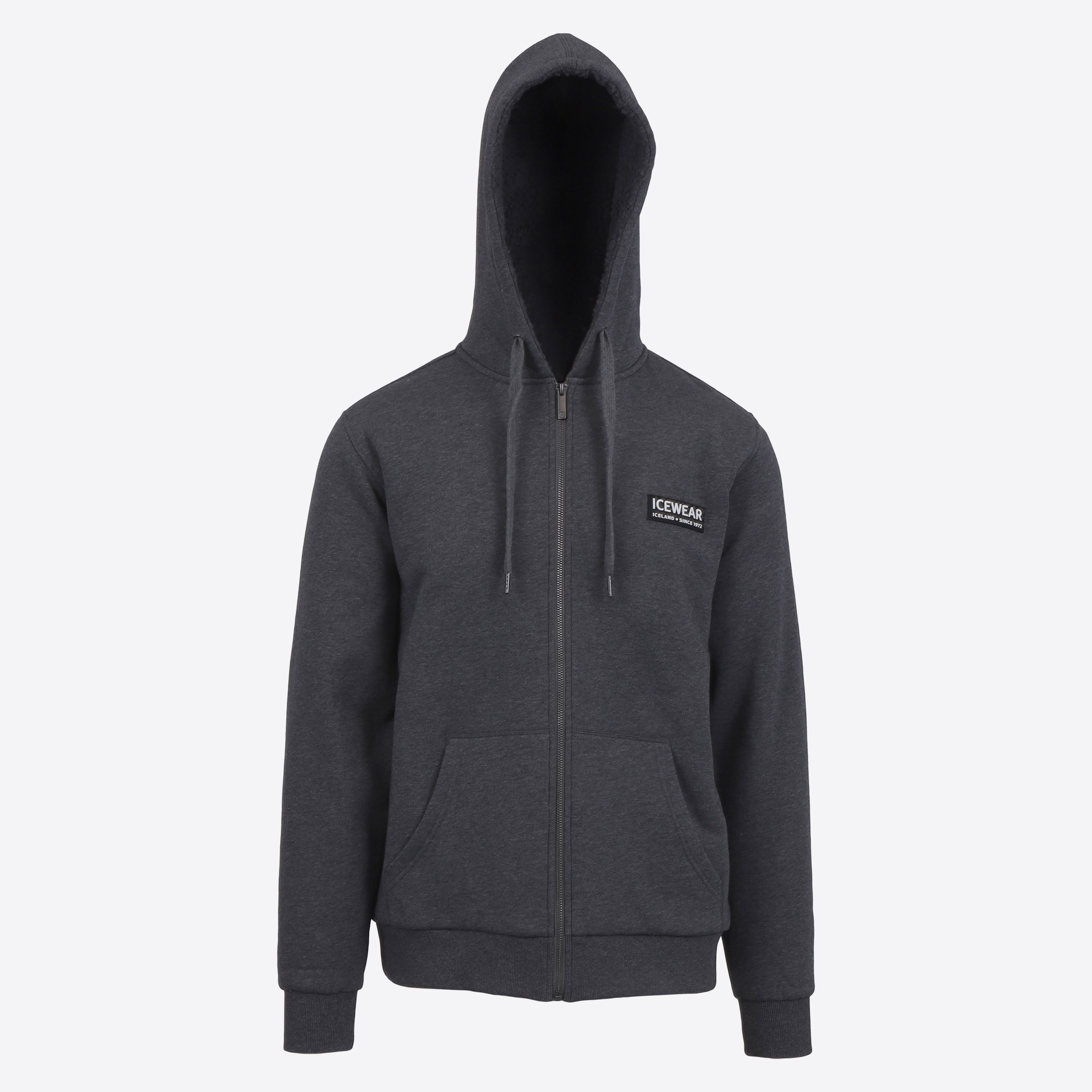 Sölvaklettur zipped lined hoodie  