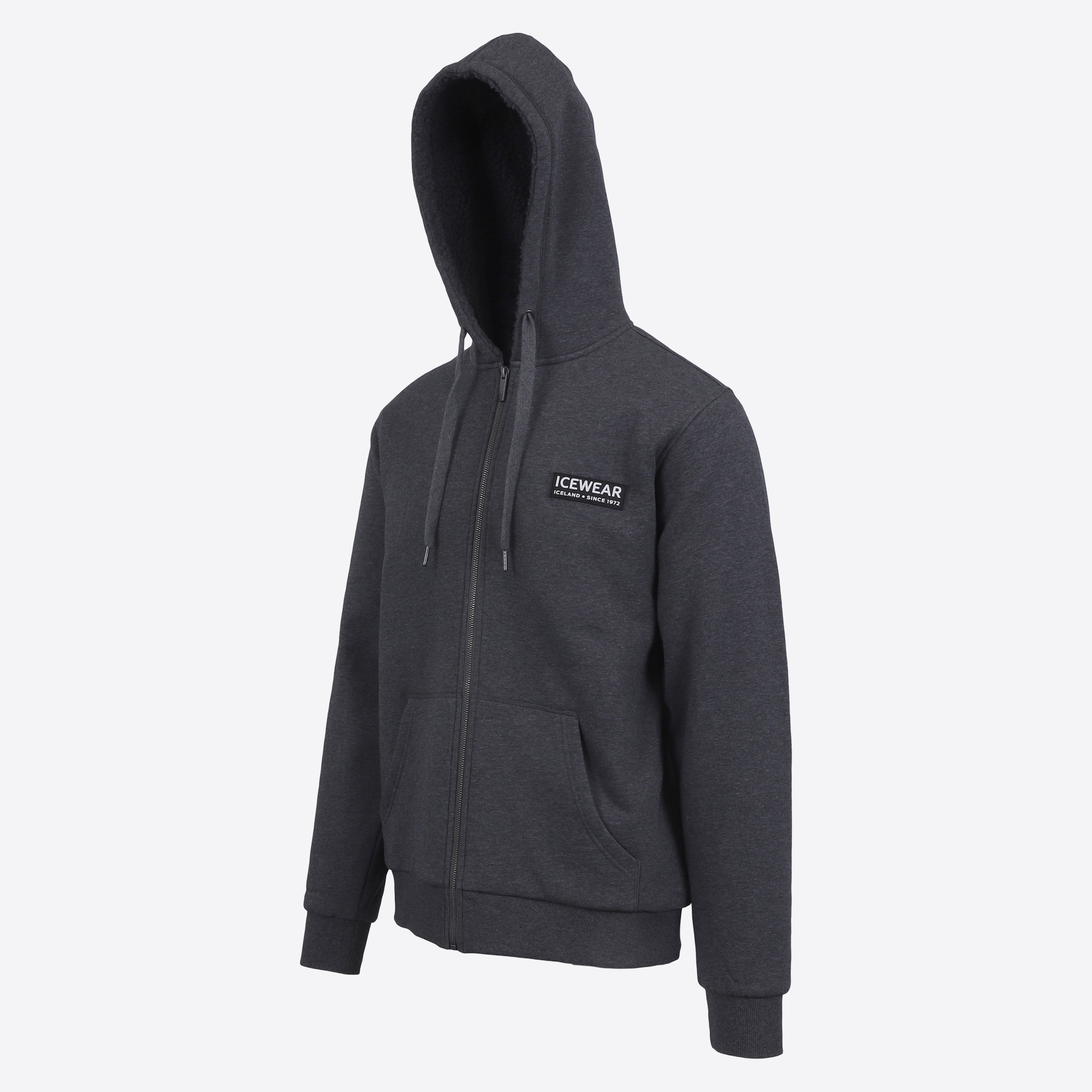 Sölvaklettur zipped lined hoodie  