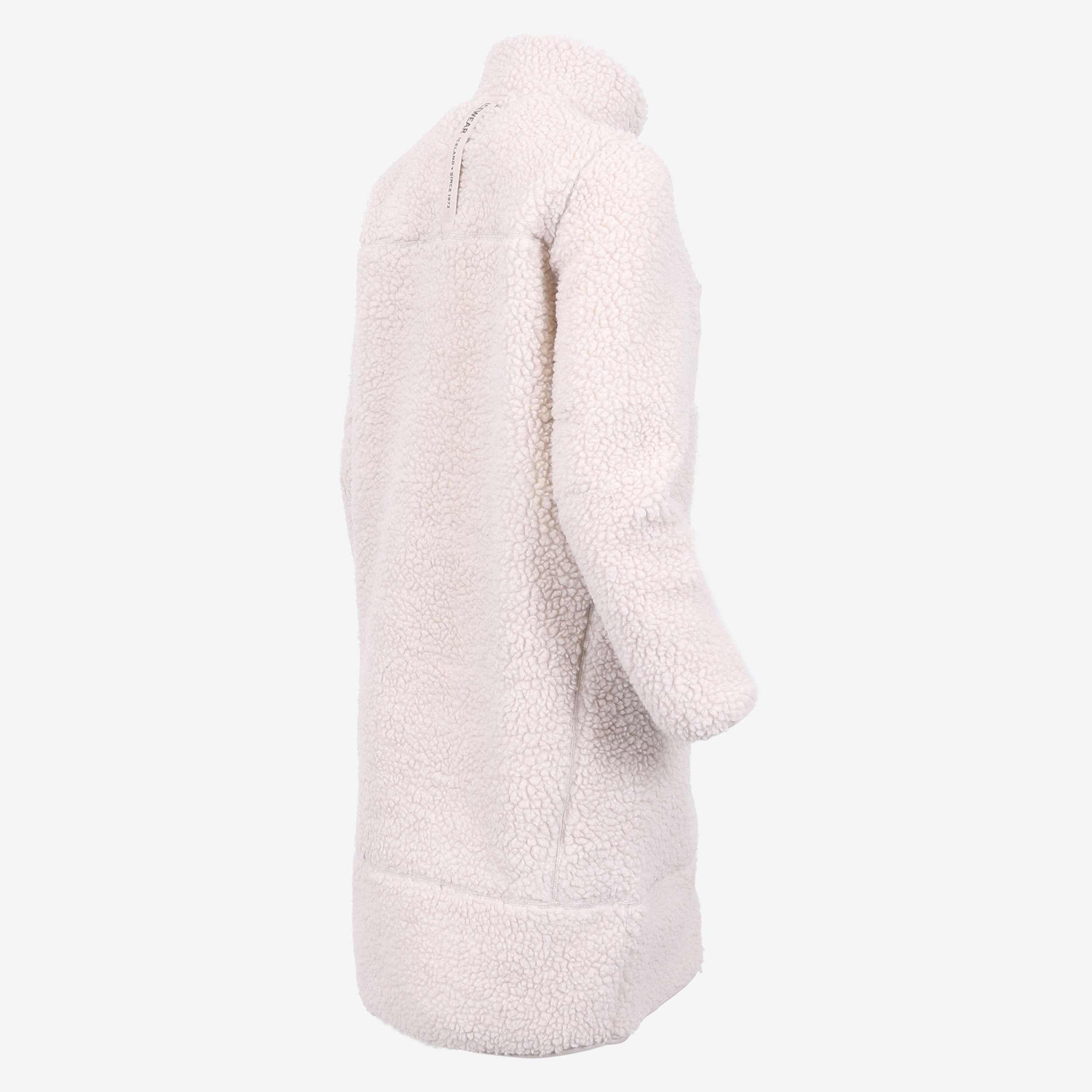 Hergilsey sherpa wool long coat