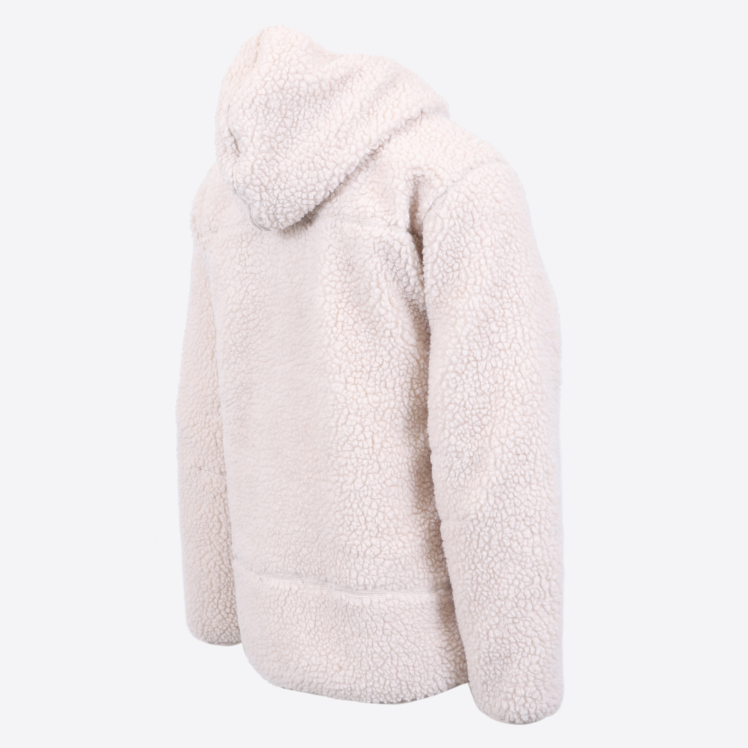 Hergilsey sherpa wool fleece jacket