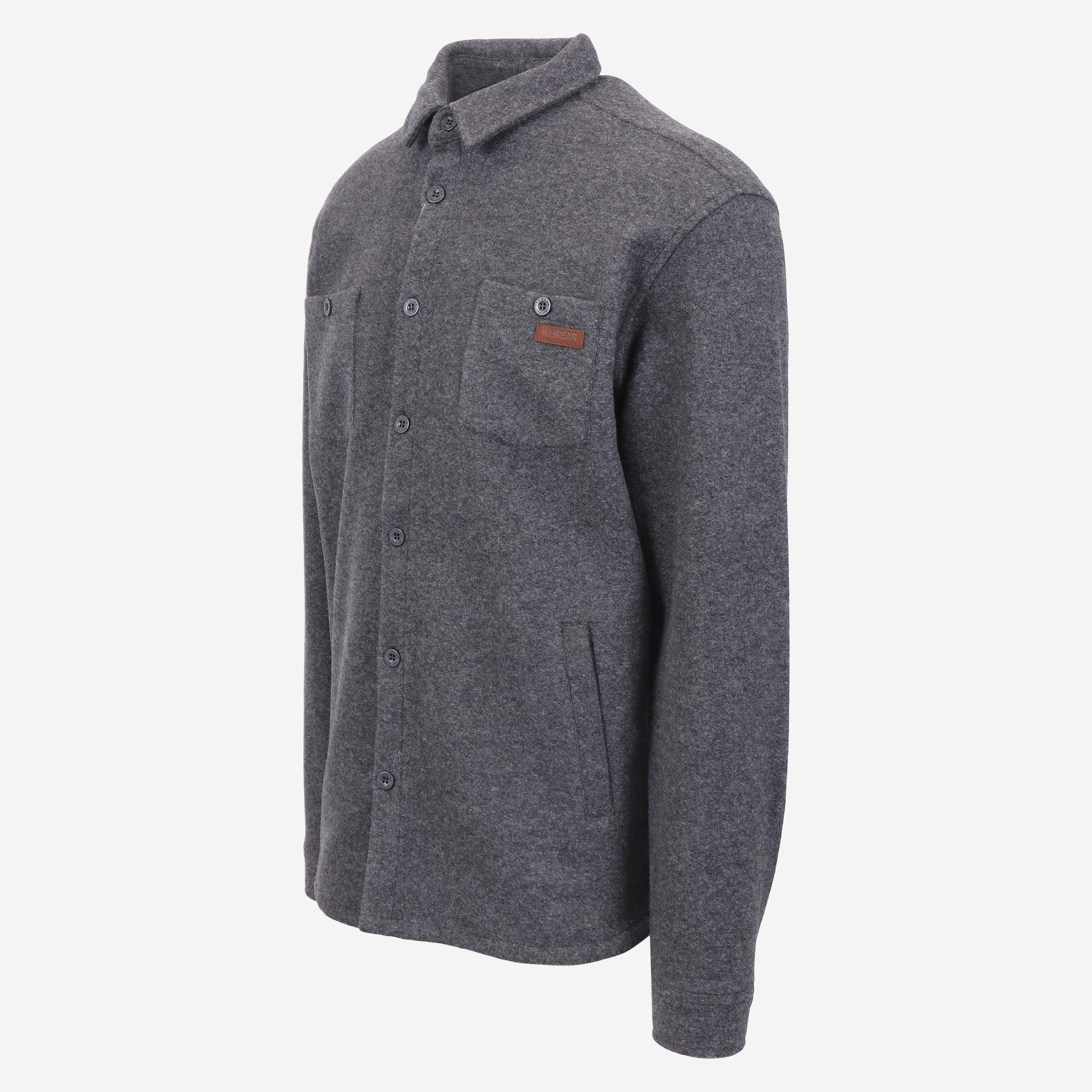 Skógarás wool fleece shacket 