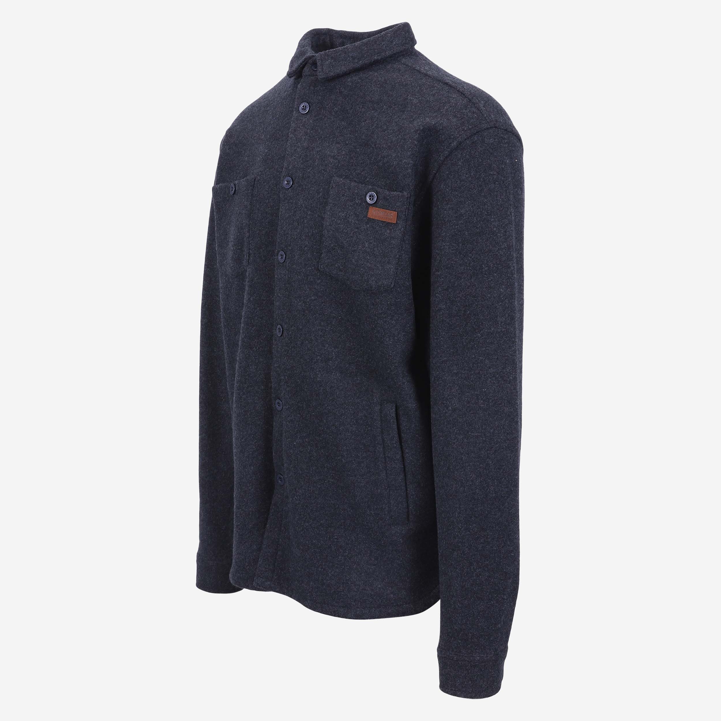 Skógarás wool fleece shacket 