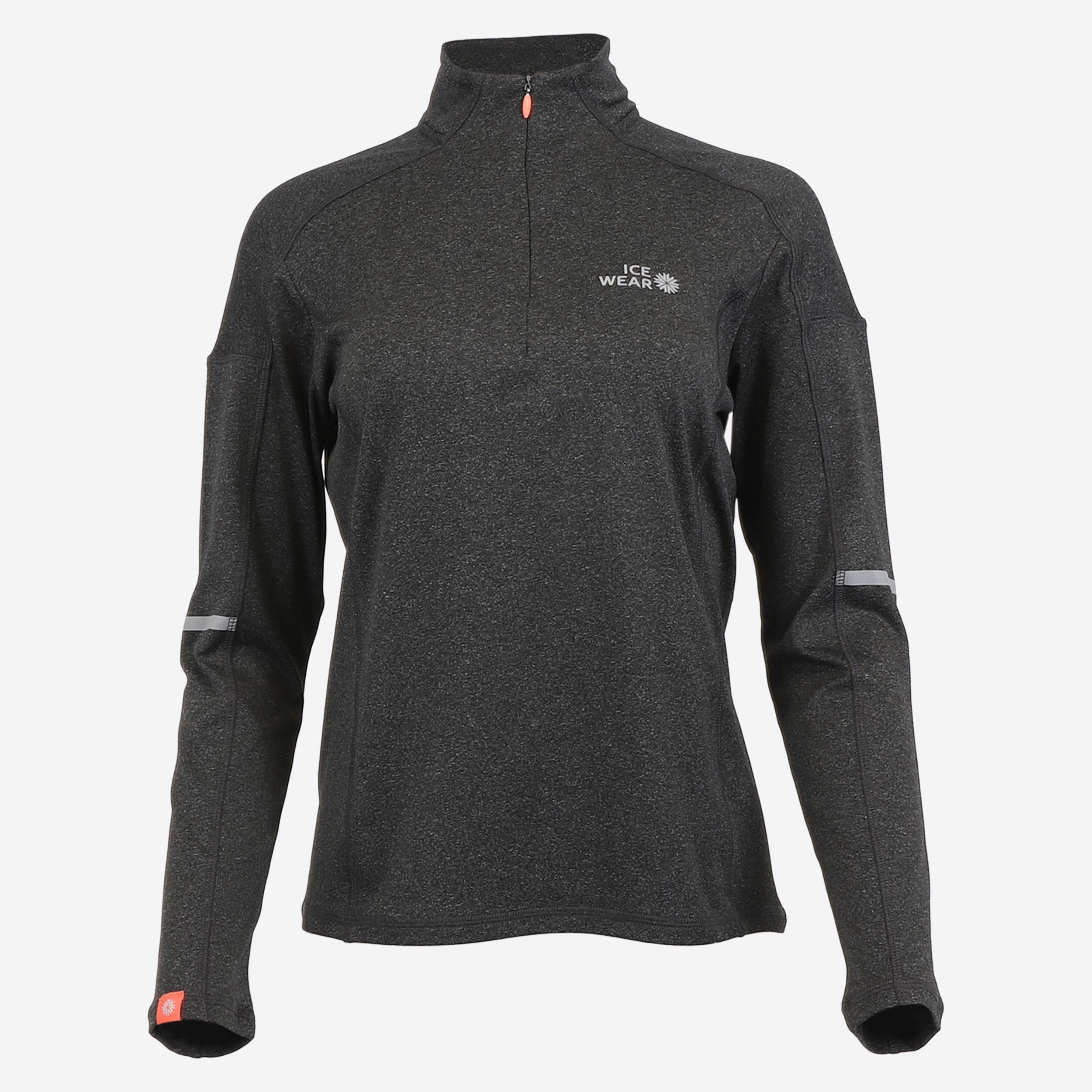 KJÖLUR hálfrennd flíspeysa í dömusniði