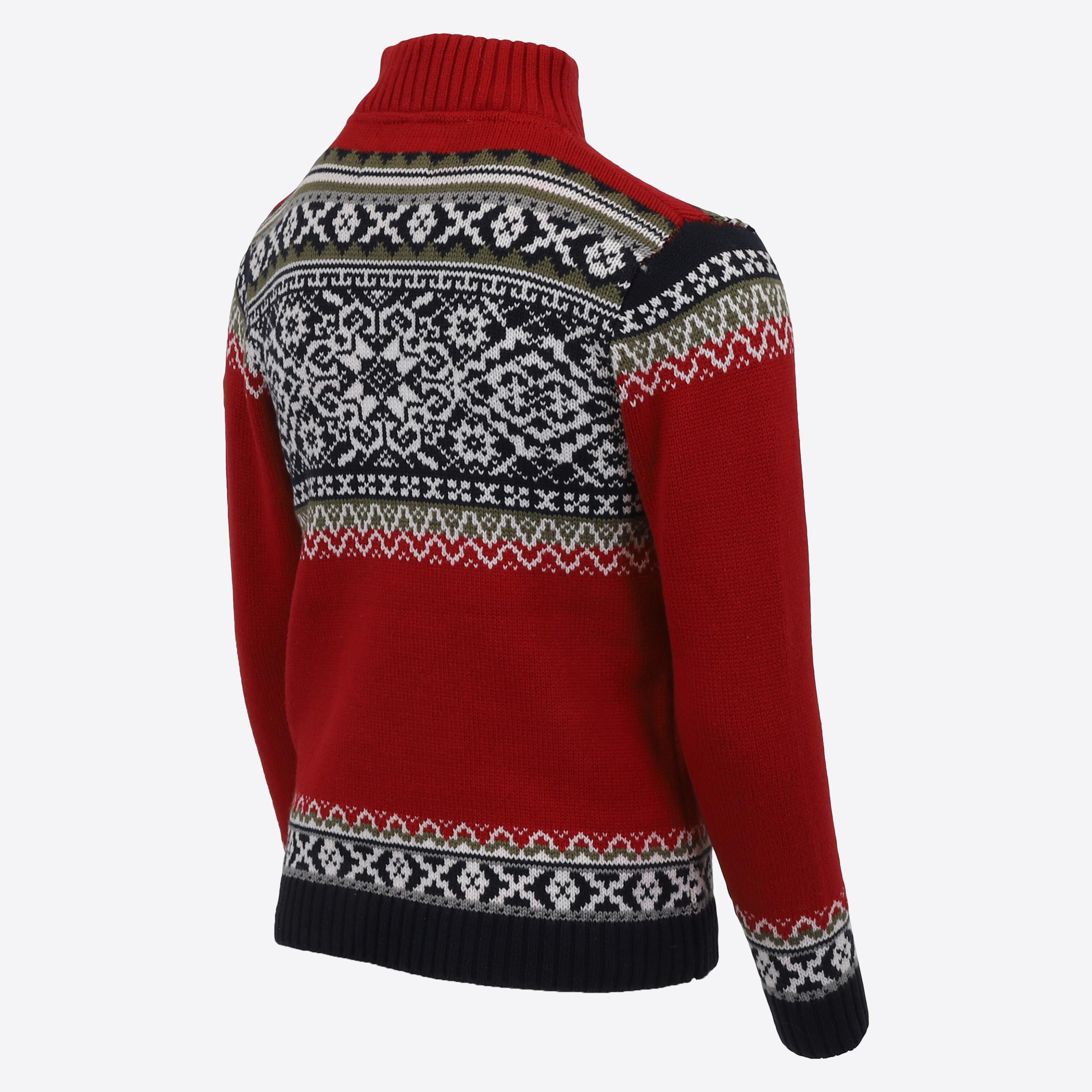 Oslo Pull pour Enfants aux Motifs Norvégiens