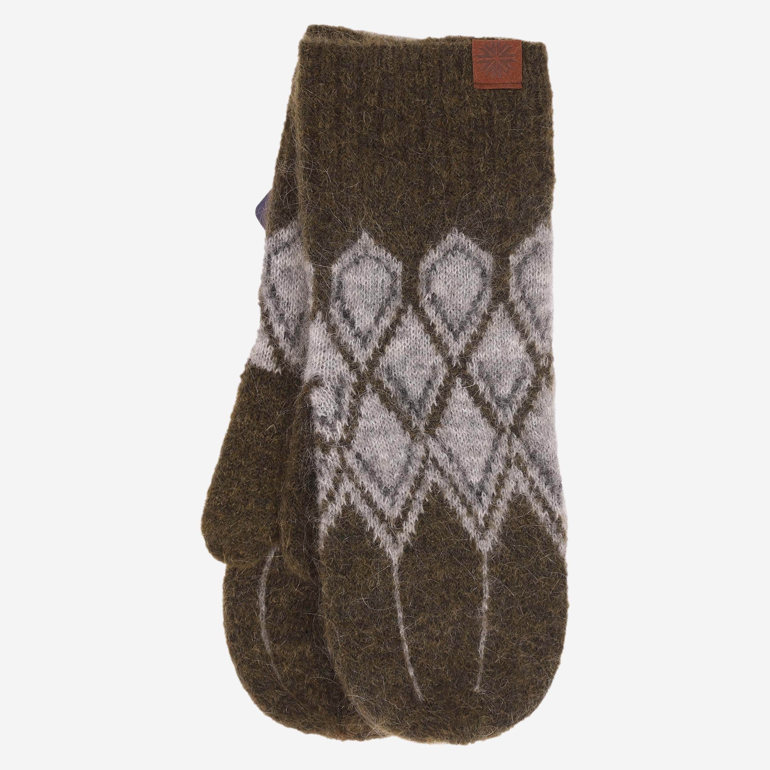Ásbyrgi mohair wool mittens 