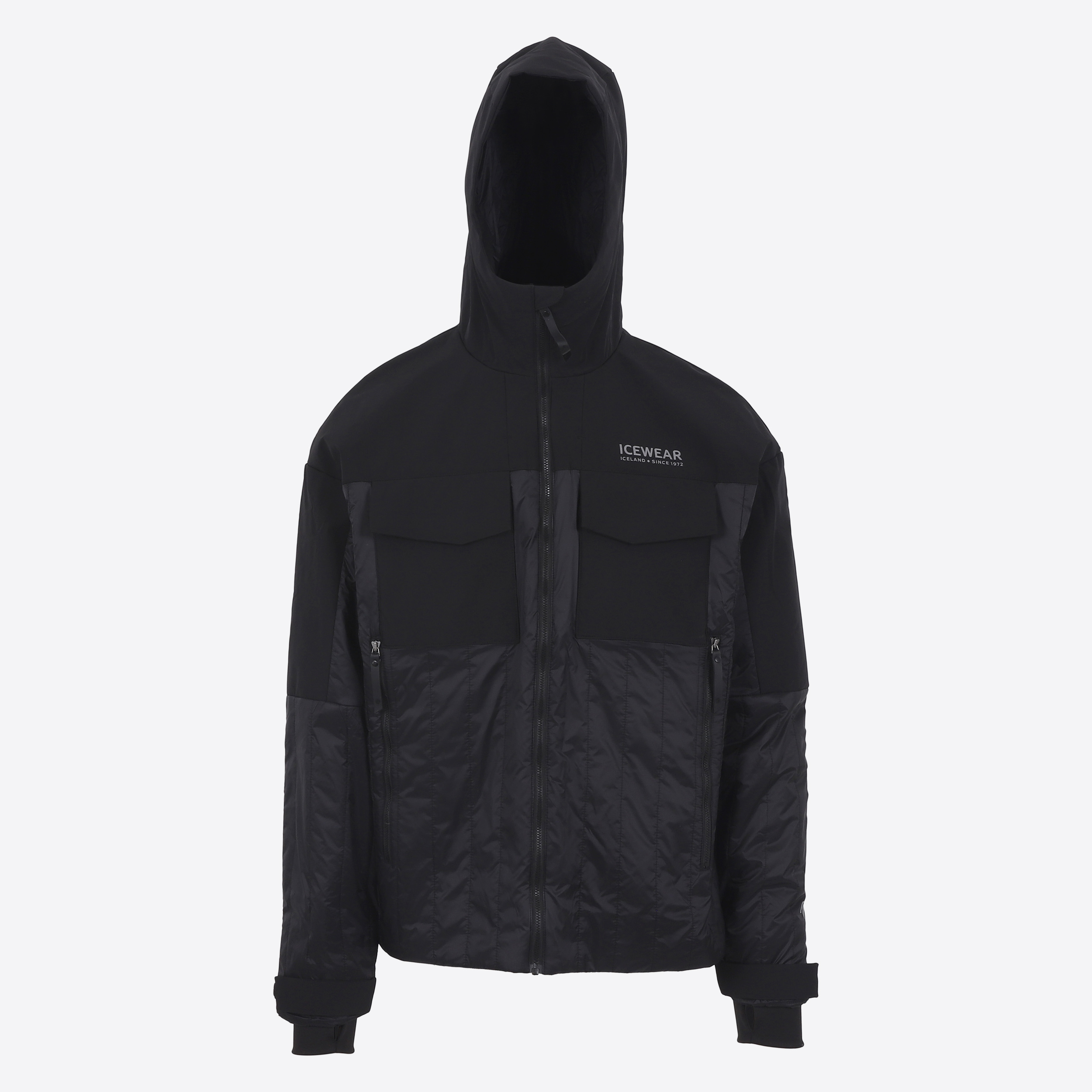 Black sheep Icelandic wool filled jackets
