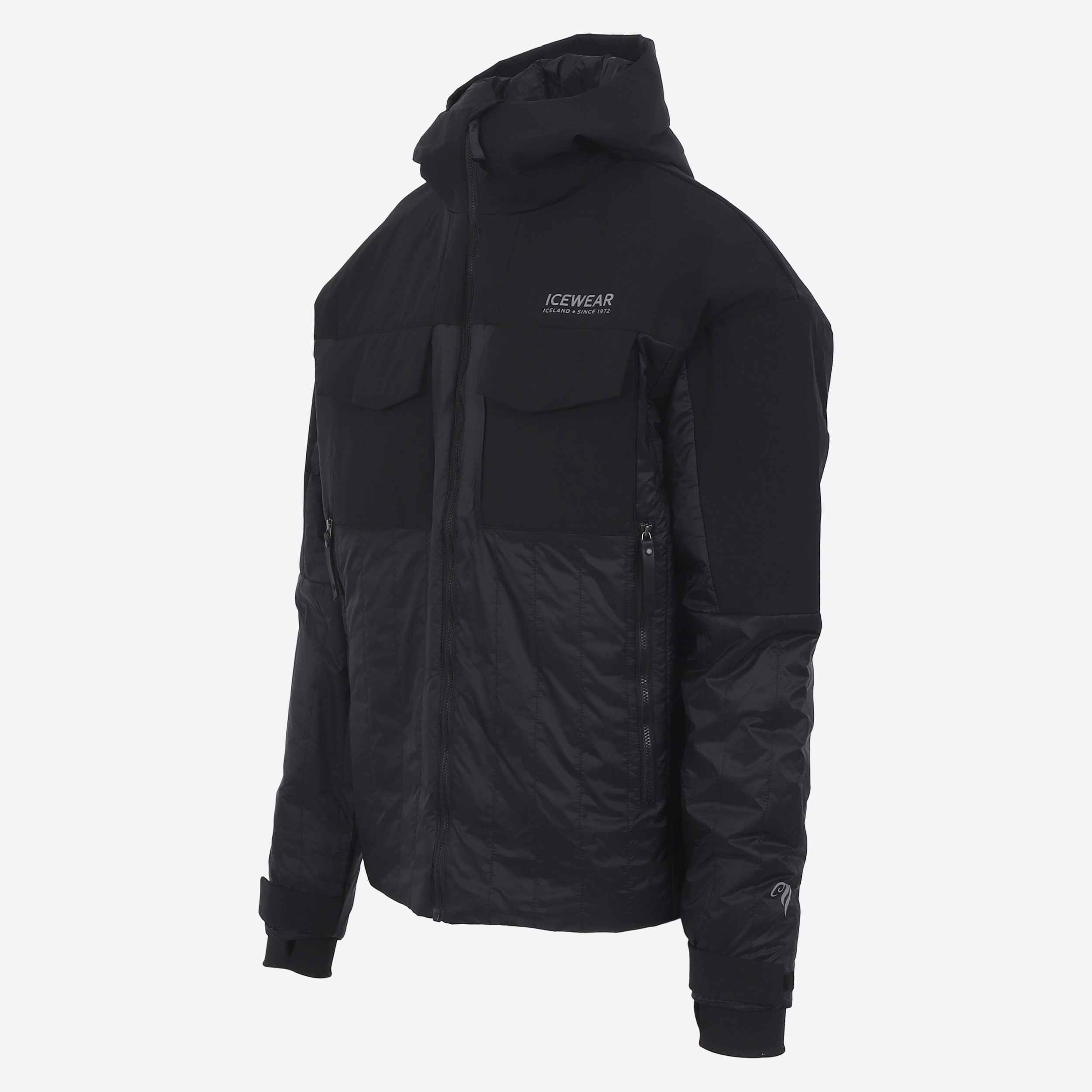 Black sheep Icelandic wool filled jackets