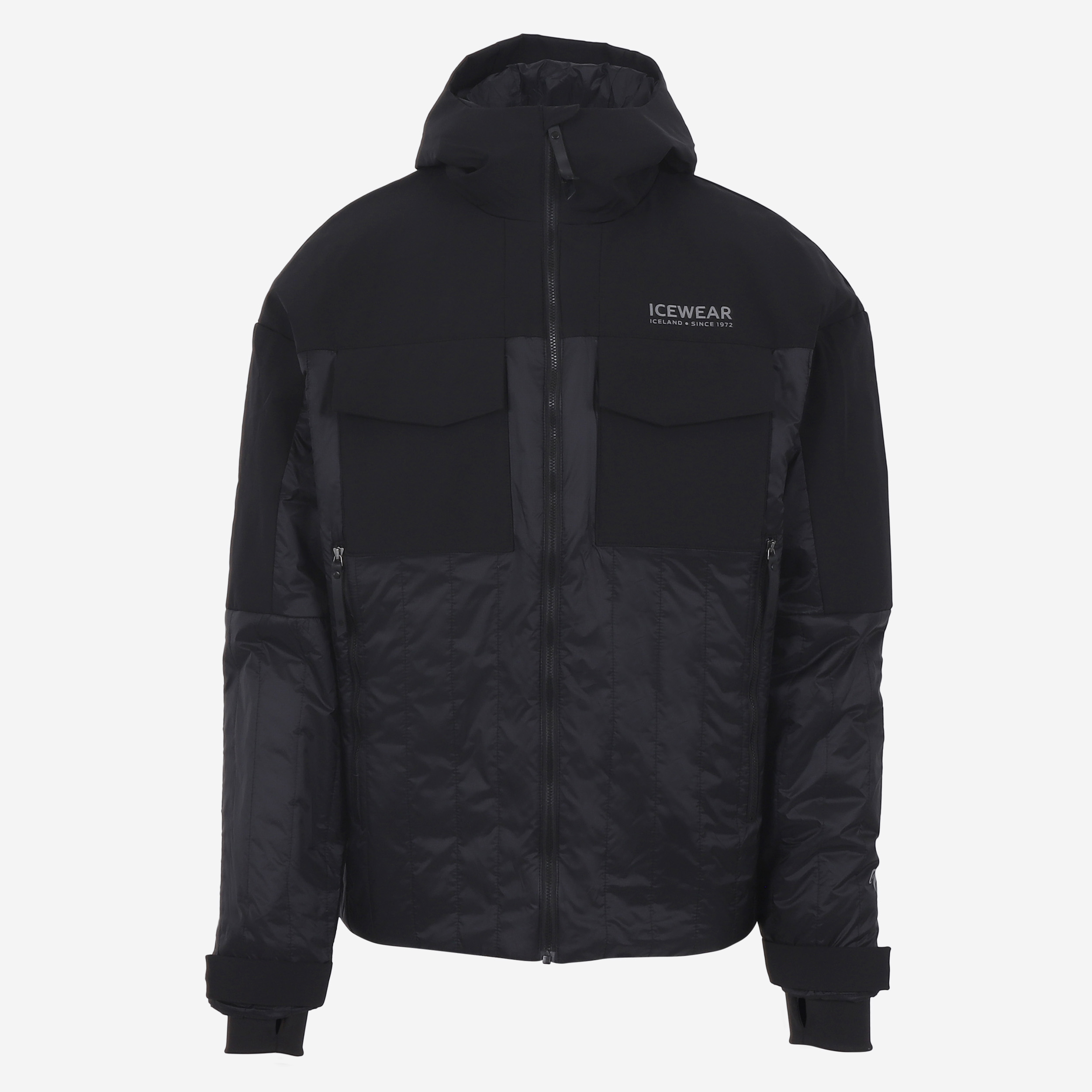Black sheep Icelandic wool filled jackets