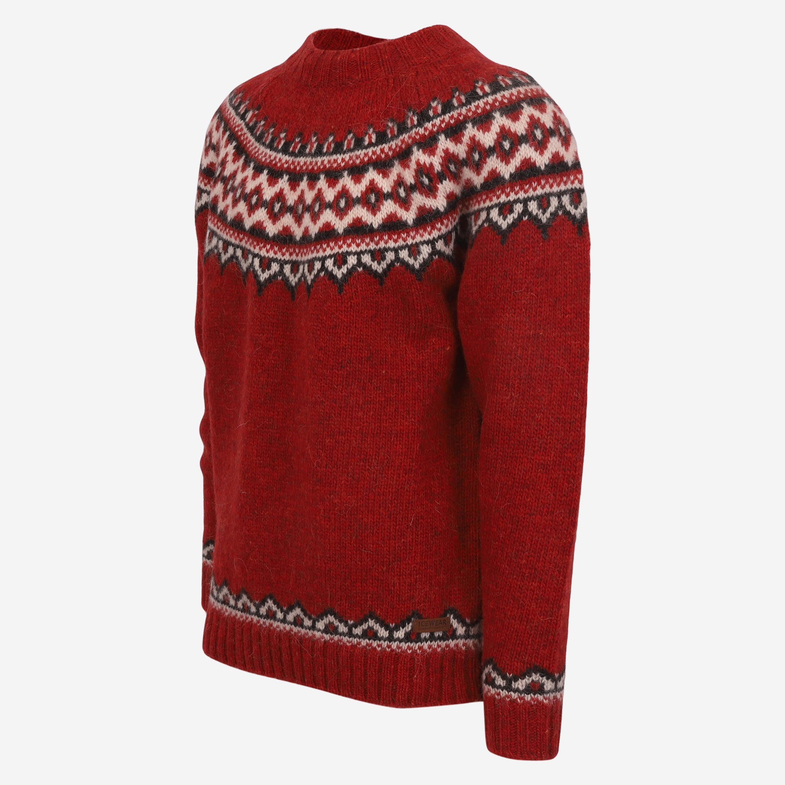 Brynjudalur Klassischer Pullover aus isländischer Wolle