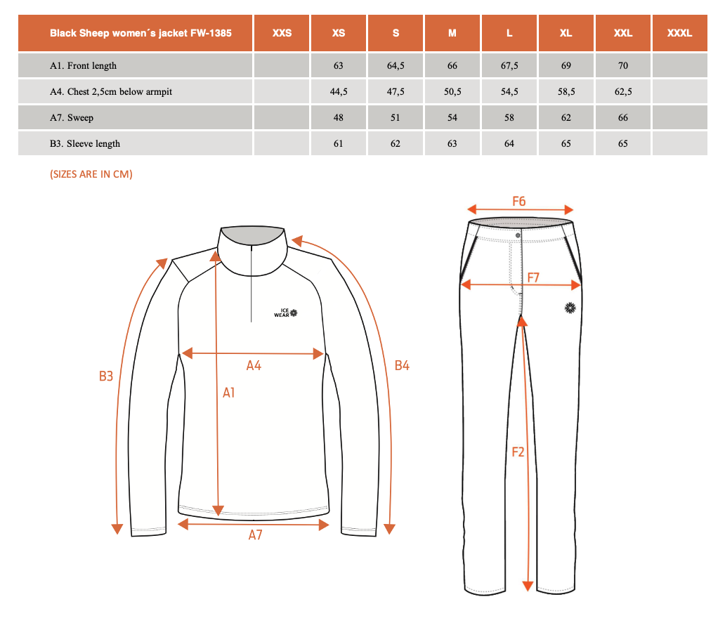 BLACK SHEEP dömujakki með íslenskri ullarfyllingu
