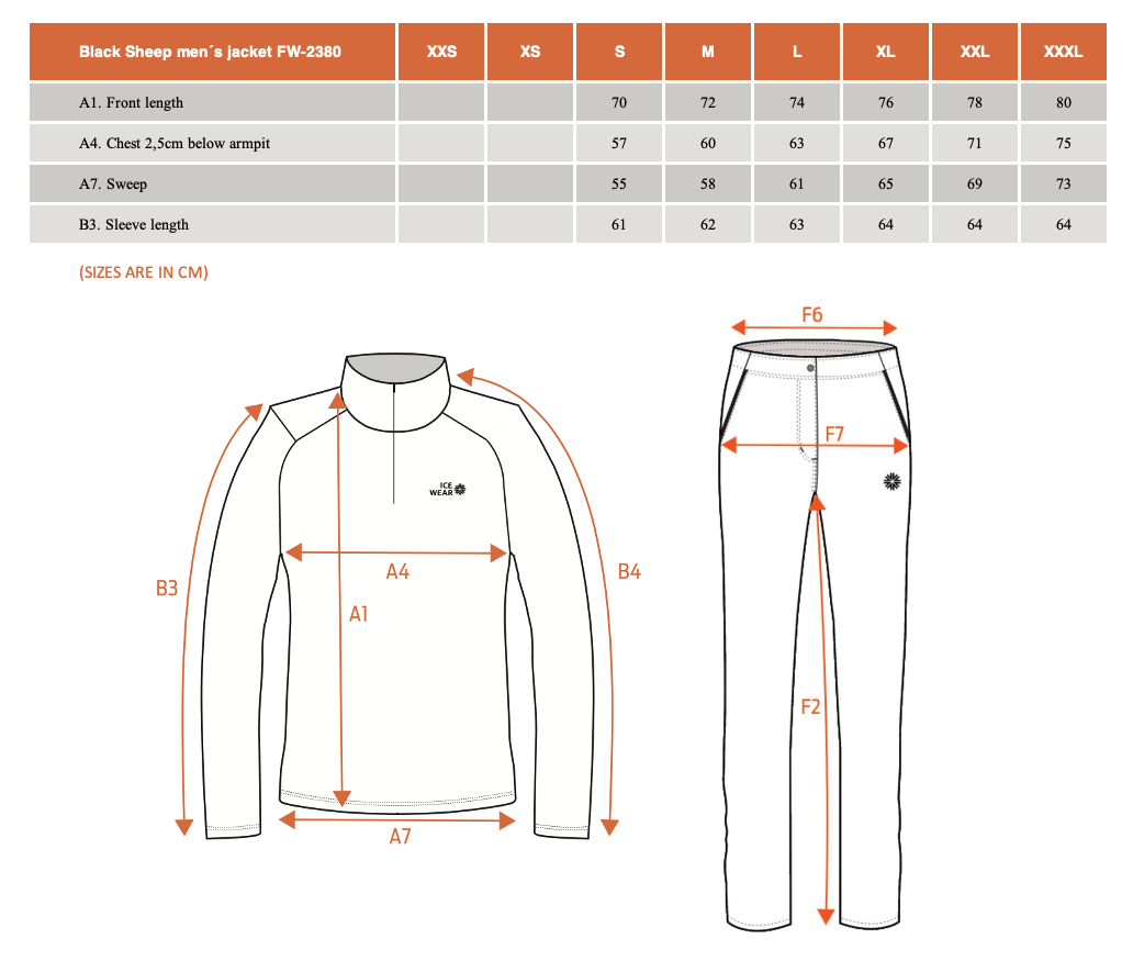 Black sheep Icelandic wool filled jackets