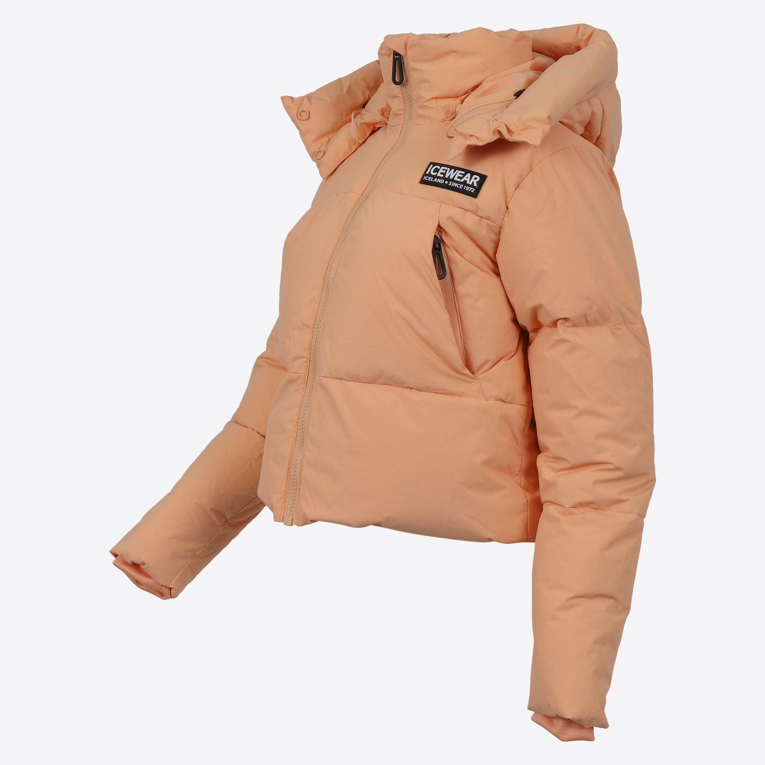 Veste polaire courte en duvet Borg