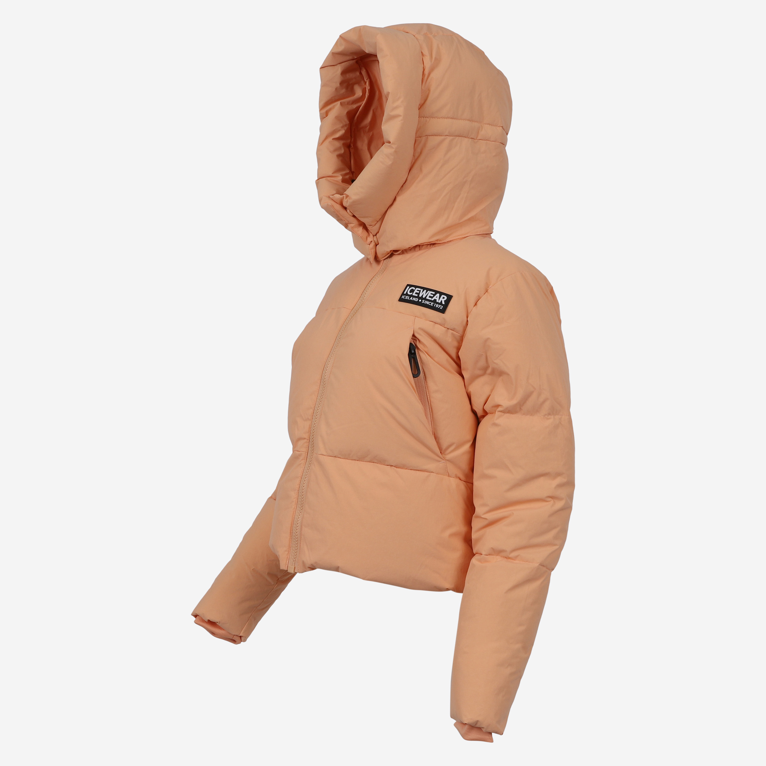 Veste polaire courte en duvet Borg