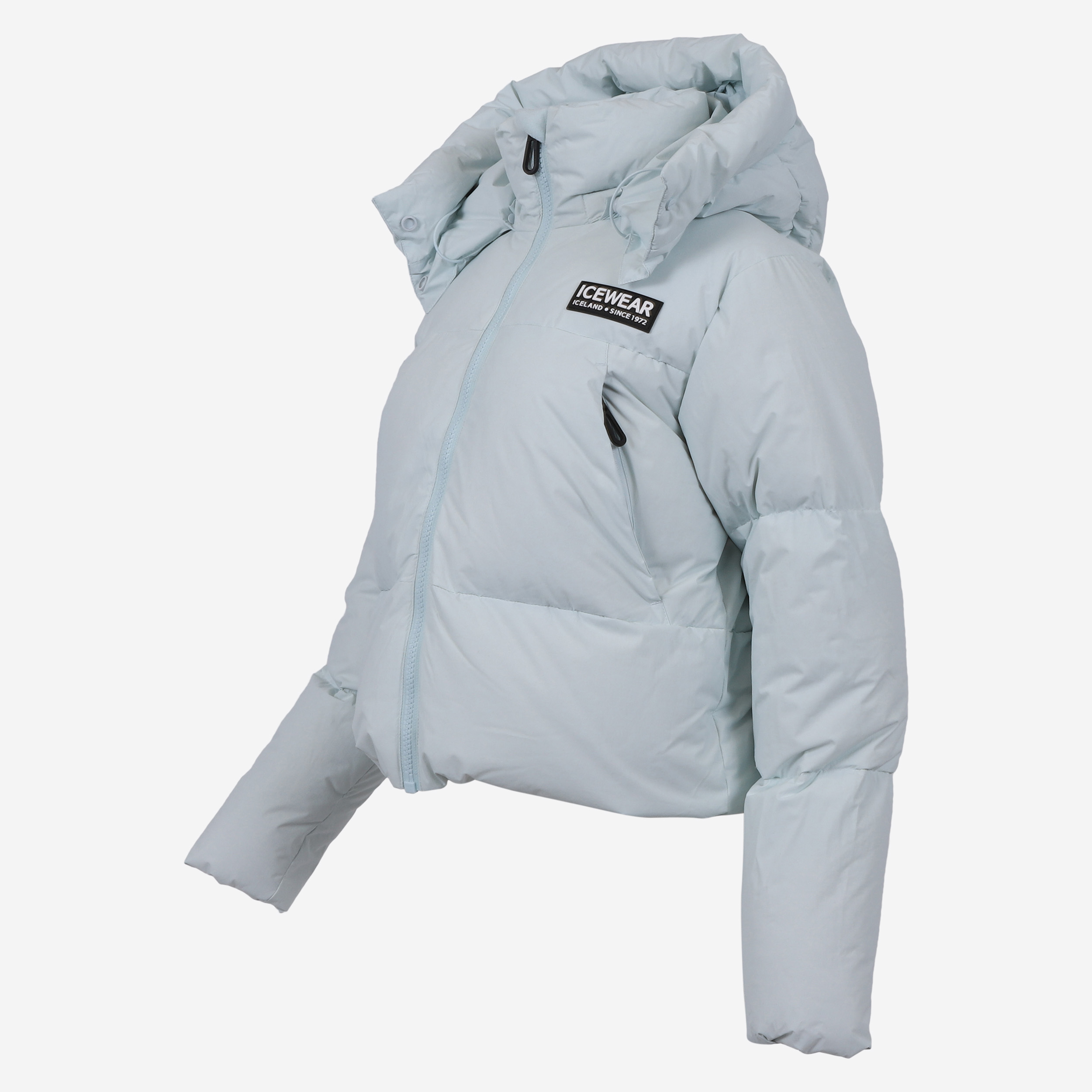 Veste polaire courte en duvet Borg