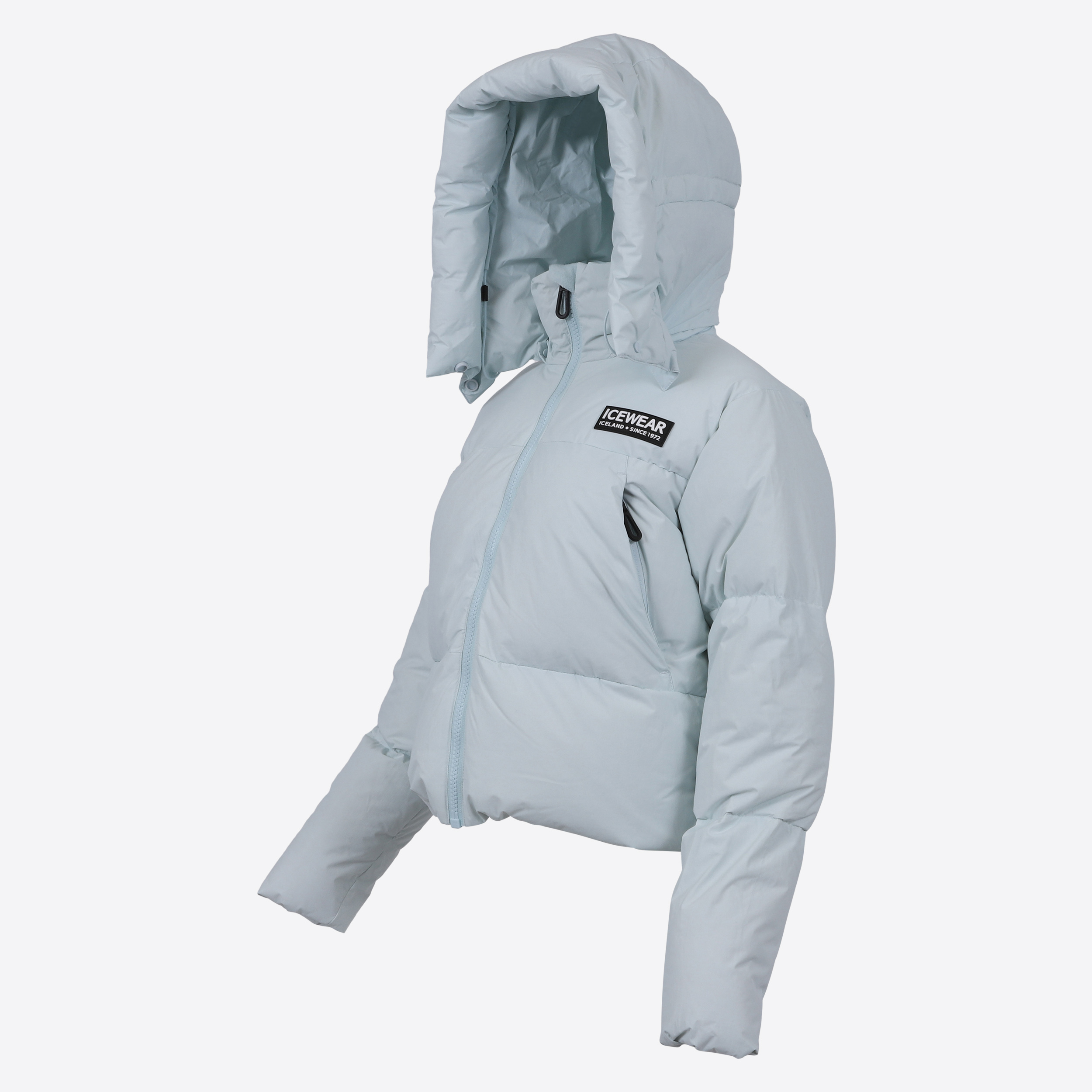 Veste polaire courte en duvet Borg