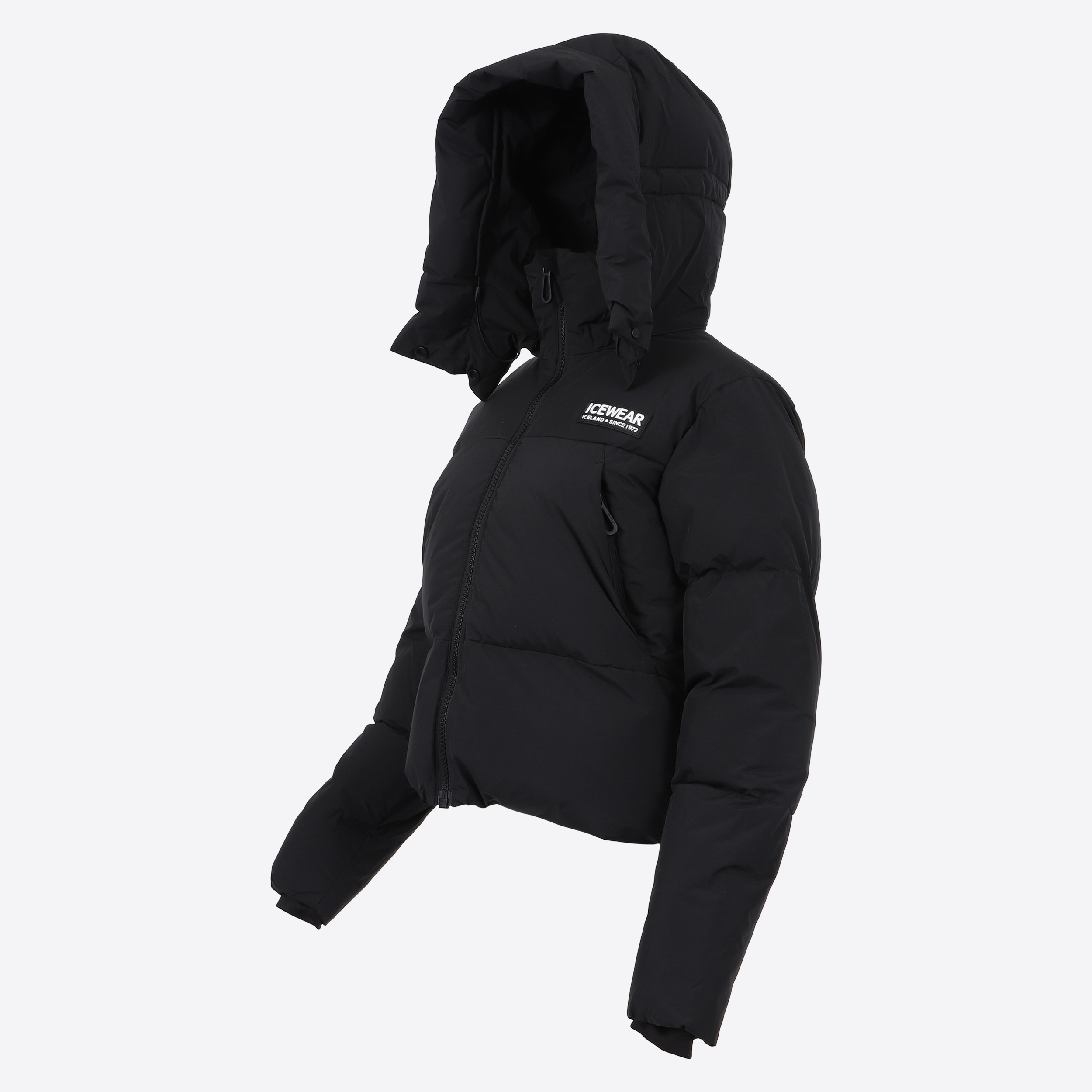 Veste polaire courte en duvet Borg