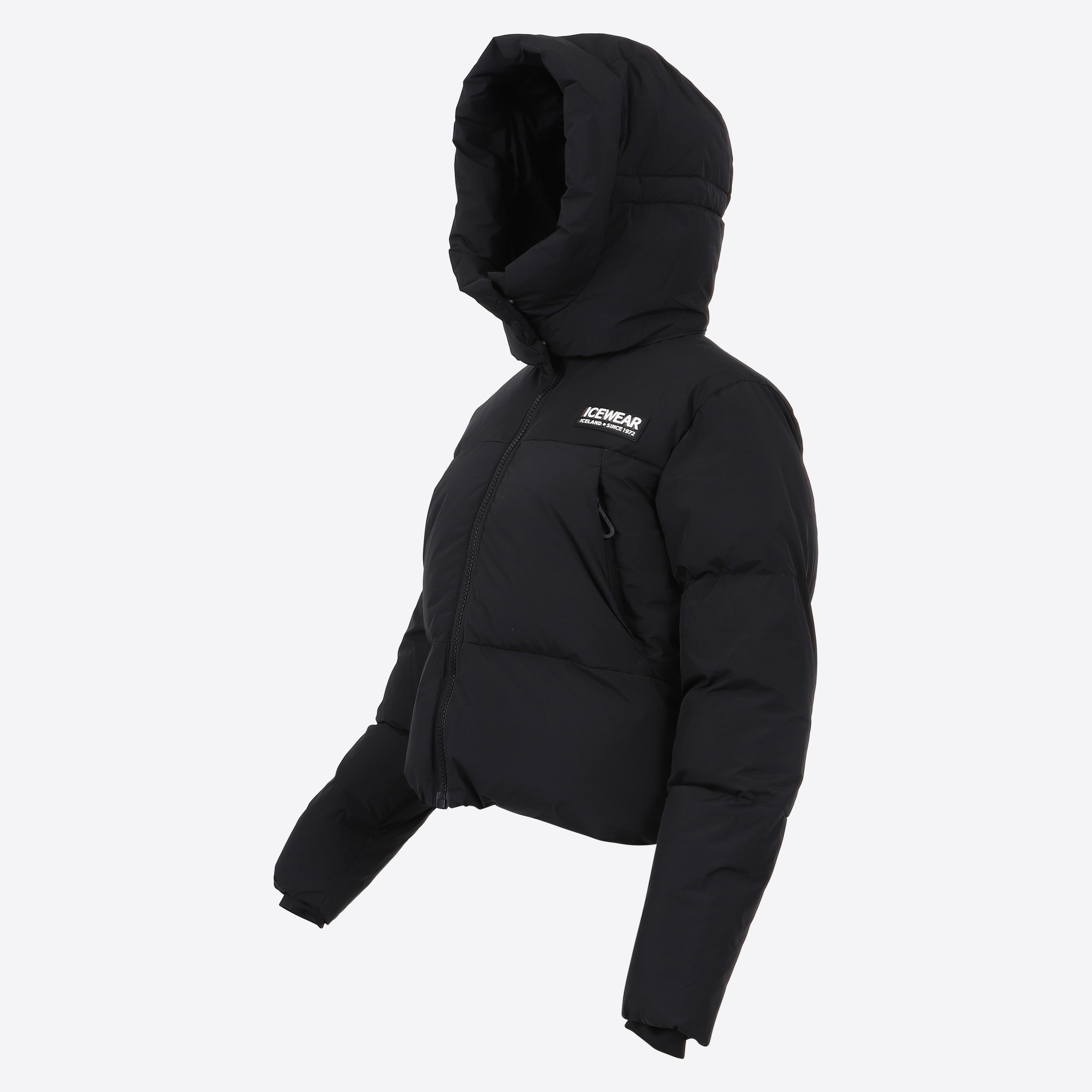 Veste polaire courte en duvet Borg